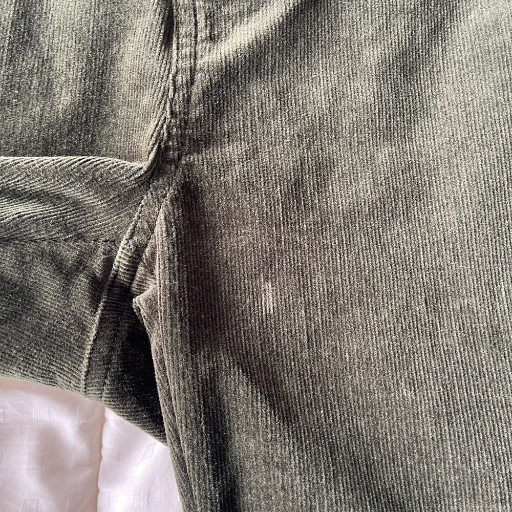 NWT Simons Straight Leg Corduroy Trouser 0 Green - Picture 14 of 14
